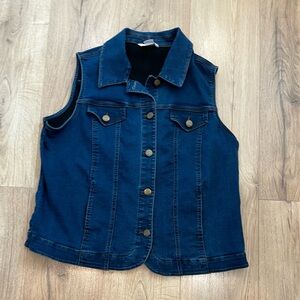 Vintage Stretch Denim Vest